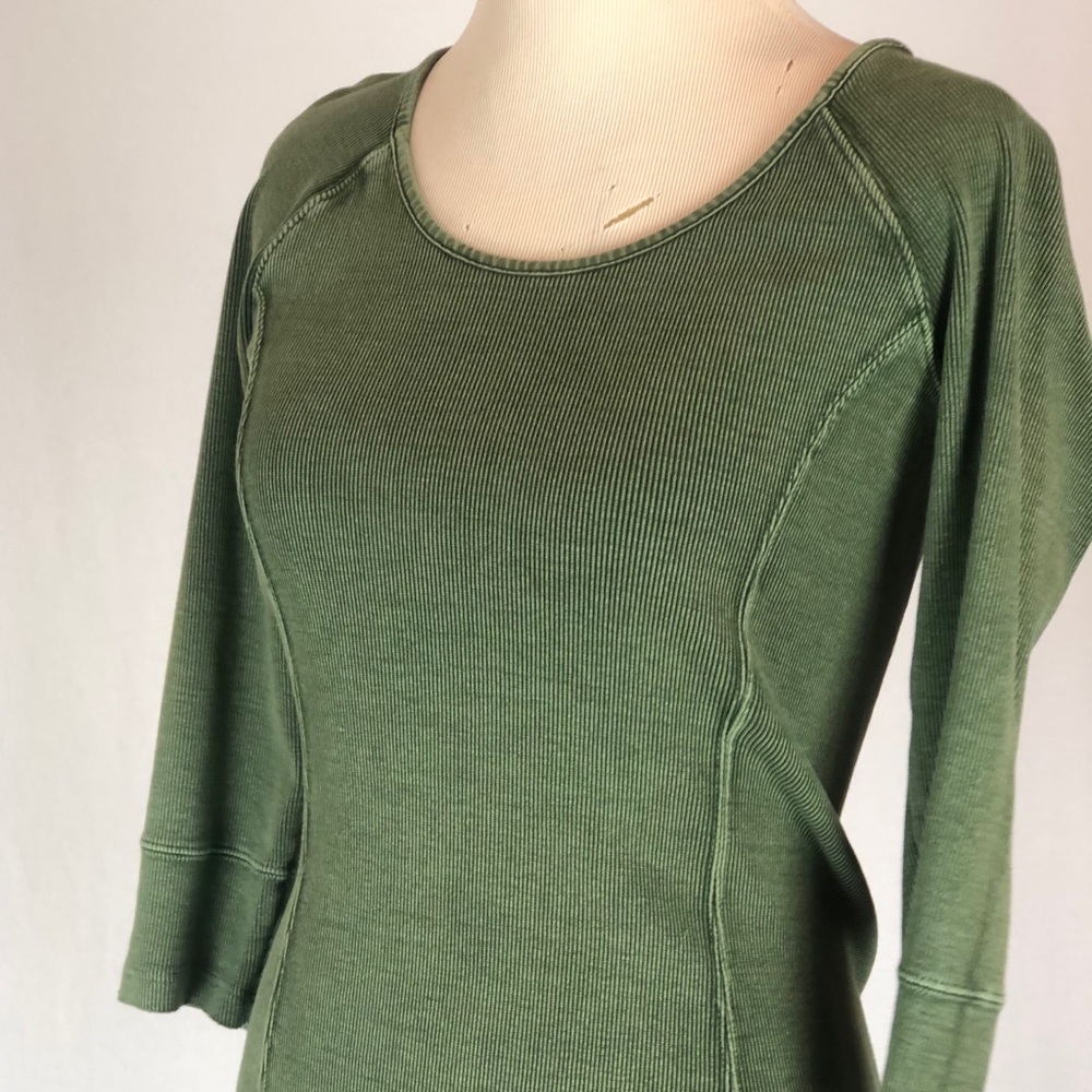 Free People Ribbed Criss-Crossed Back Top